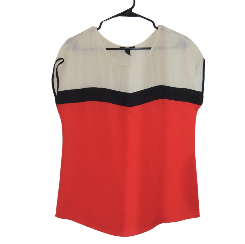 Forever 21 Short Sleeve Multicolor Top M